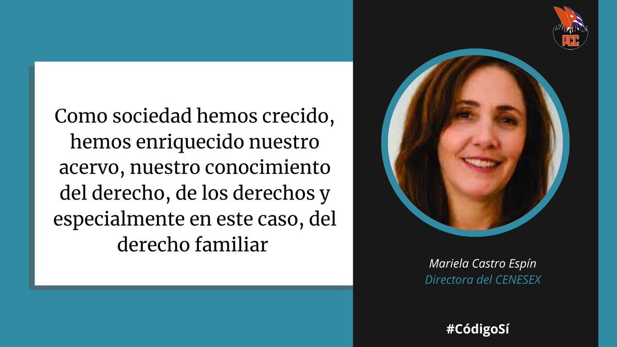 Por #Cuba, por una sociedad más plena, más digna, con más derechos y garantías para todos y todas #YoVotoSí #CódigoSí