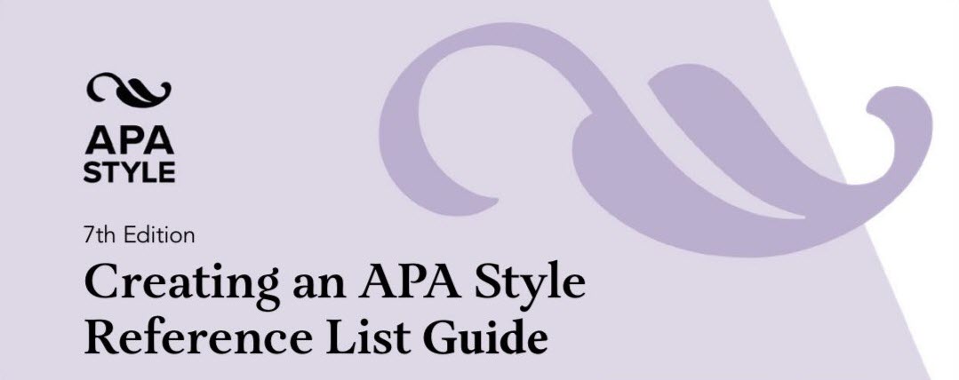 This free guide has what you need to know when formatting an #APAStyle reference list. And it includes some common mistakes to watch for in references. 

Find this guide and many more at on.apa.org/APA-Style-guid…
