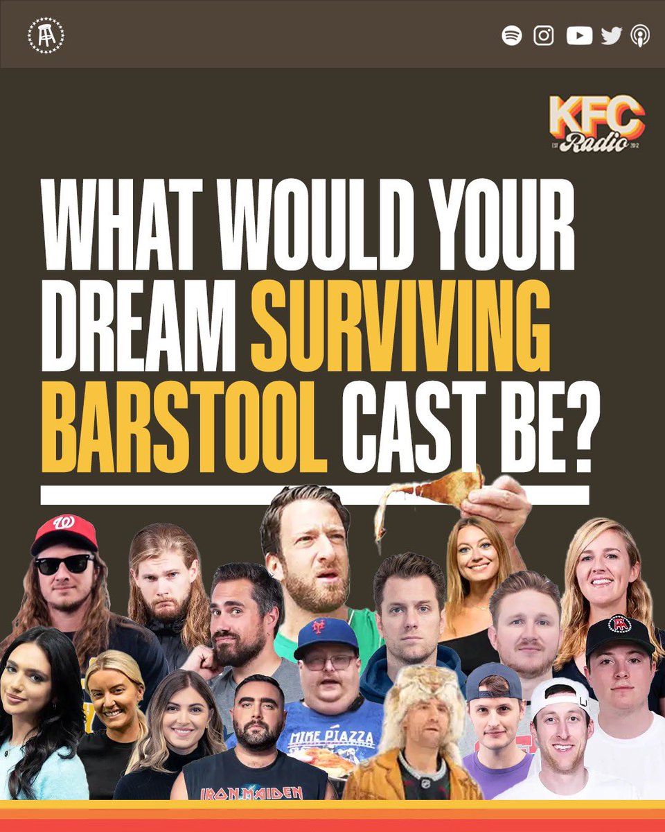 KFCradio's tweet photo. Drop your dream cast of 8 below:
-
https://t.co/0fqCdRUpj9 https://t.co/QQwTnAWBqs
