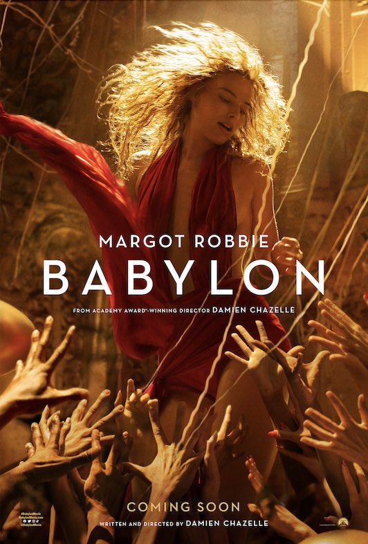 levmauc's tweet photo. Tras WHIPLASH y LA LA LAND Damien Chazelle regresa con BABYLON, un viaje a los orígenes de Hollywood que contará la historia de la transición del cine mudo al sonoro y de una estrella que no se adapta. En el reparto Pitt, Robbie, Tobey Maguire, Olivia Wilde y Samara Weaving. https://t.co/W72LL2eo5j