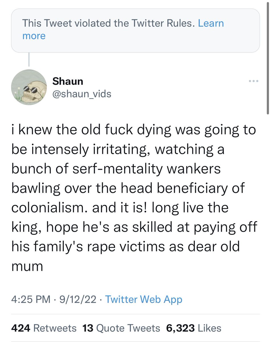 Shaun locked for twelve hours for the angriest and truest tweet ever written. Let the man speak let his words echo