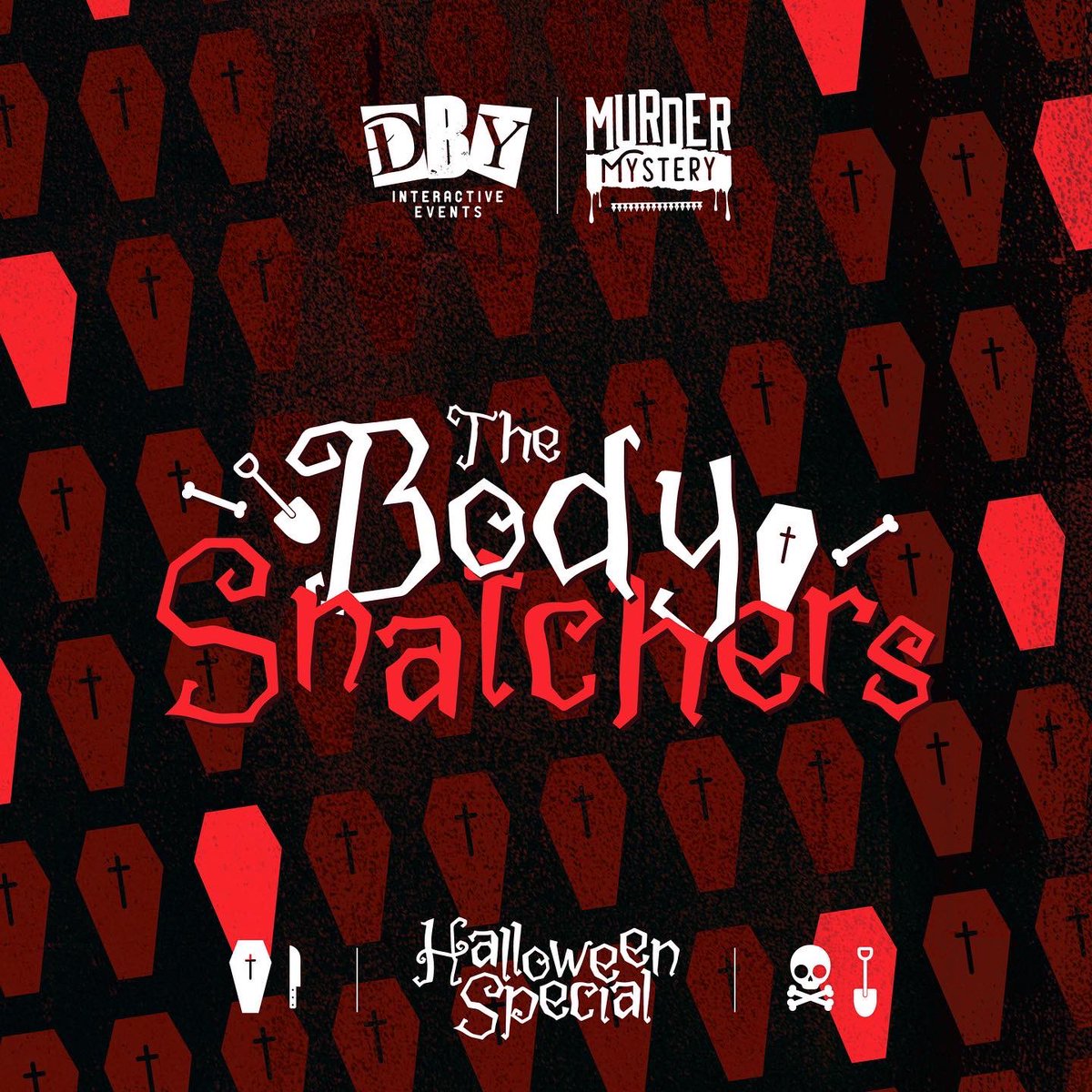 DBYevents's tweet photo. After our sellout show ‘The Crown Duels’ at @LivEveryPlay we are back this #Halloween with a brand new murder ‘The Body Snatchers!’ On the 28th Oct. And I am thrilled to announce, due to popular demand we have had an extra date added HALLOWEEN! 31st Oct! 
https://t.co/CPGeB34Wuw https://t.co/nG64F9eF9i