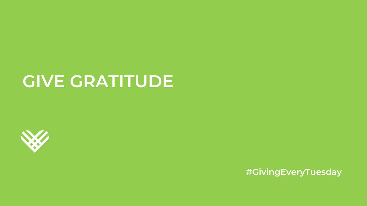 Expressing gratitude and giving thanks is easier than you think. These past few years have reminded us all of the challenges life can bring and the importance of keeping a grateful heart and mind all year round. #GivingEveryTuesday