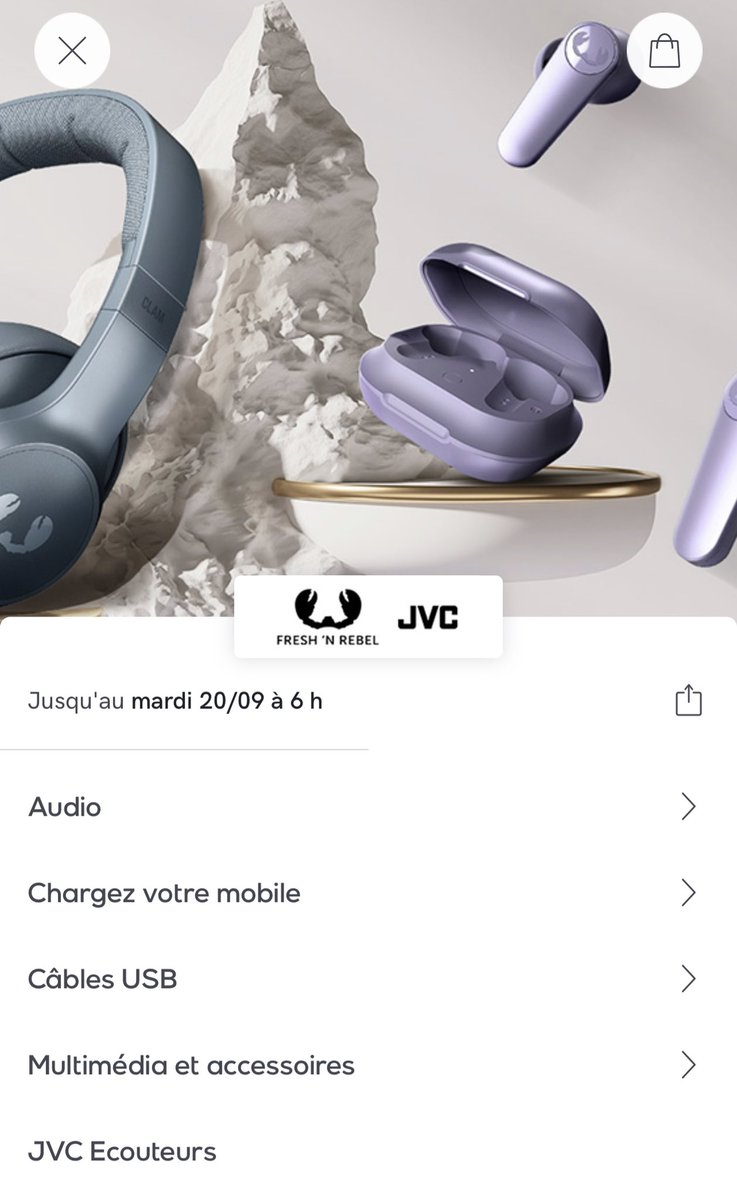 MaugerFred's tweet photo. Profitez de notre vente privée Fresh n’rebel pour vous équiper pour la rentrée . Une gamme de produits magnifiques#goodsound#design#bestquality#accessoiresmobile https://t.co/HmxbduO7xo