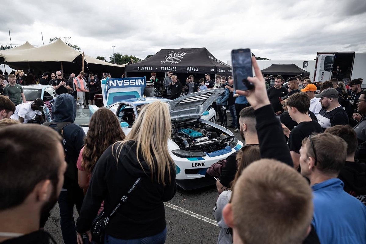 AutoFinesse's tweet photo. Our S15 made its Irish debut at LZ Fest - and the response was amazing 🇮🇪 #S15 #AutoFinesse #CarShow #Stance #SBody #Nissan #LibertyWalk https://t.co/keZlKBAb87