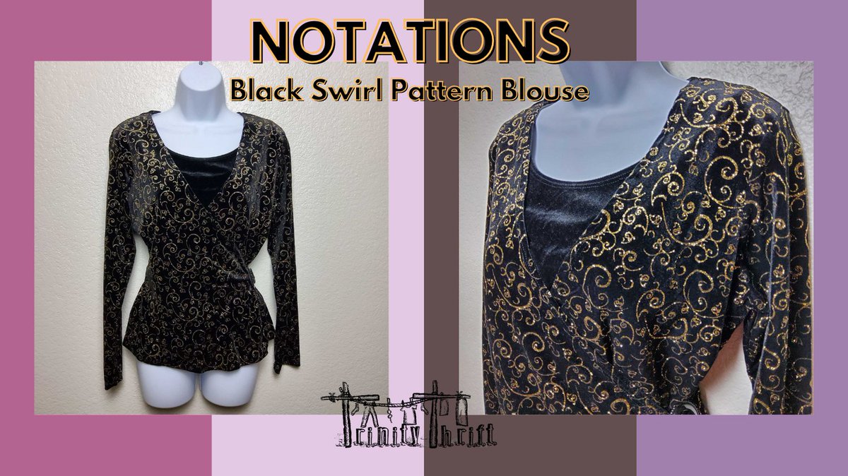 thrift_trinity's tweet photo. Notations black blouse.

https://t.co/kj9NTmamX6

#TrinityThrift #thriftshop #poshmarkfinds #ebay #outfitideas #ootd #budgetclothing #onlinefashion #onlinedeals #clothes #sale #clothesonsale #style #shopping #shop #boutique #price #tops #womenstops #blouse #black #petite https://t.co/r9wBuJ4uJq