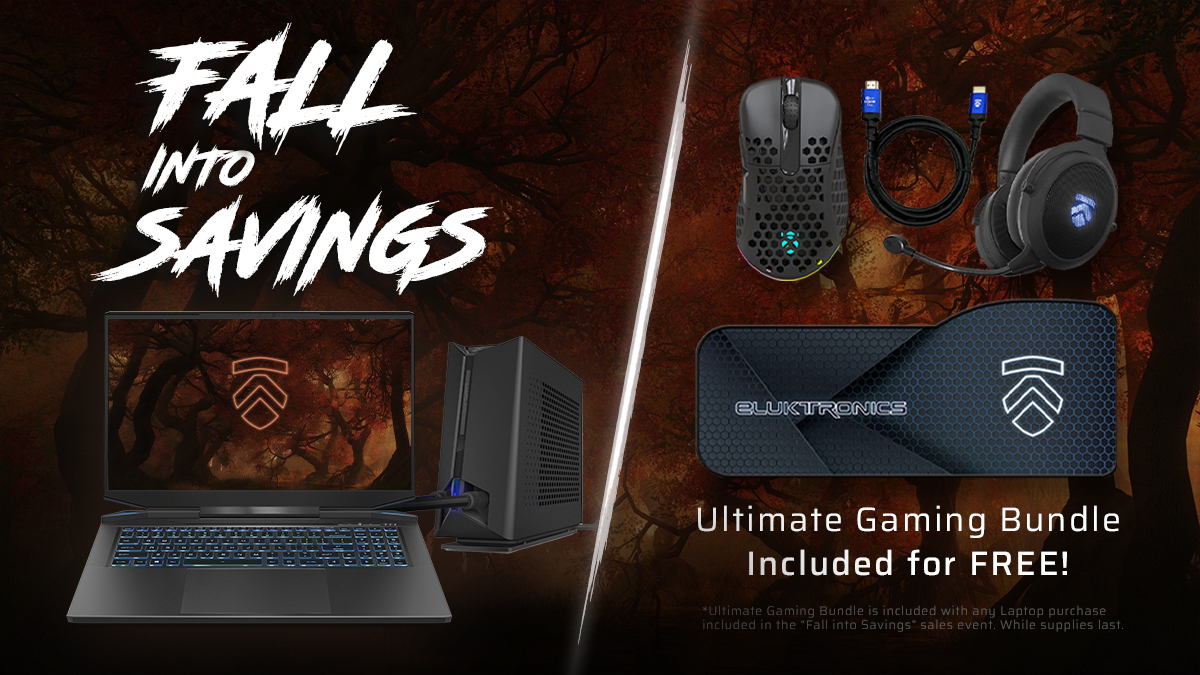 Eluktronics's tweet photo. Our Fall Sale is LIVE! Check out some awesome deals!
https://t.co/NNISdQYsfP

#Eluktronics #Gaming #Laptop #Sale https://t.co/x3iPREDLLj
