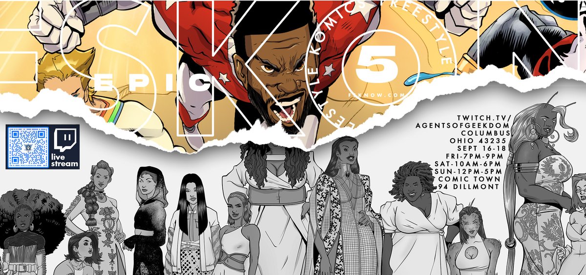 ThatNERDSoul's tweet photo. 9.16-18 LIVE + ONLINE @ComicTown #FSKon OTW! 🤯 This weekend at FSKon 2022 aka #FSKday discover new worlds w/ superhuman characters + enjoy family activities. Streams at: https://t.co/72rjYbKl6Z
#FSK #FSKomics #freestyle #conlife #family https://t.co/5KgVnFxRYk