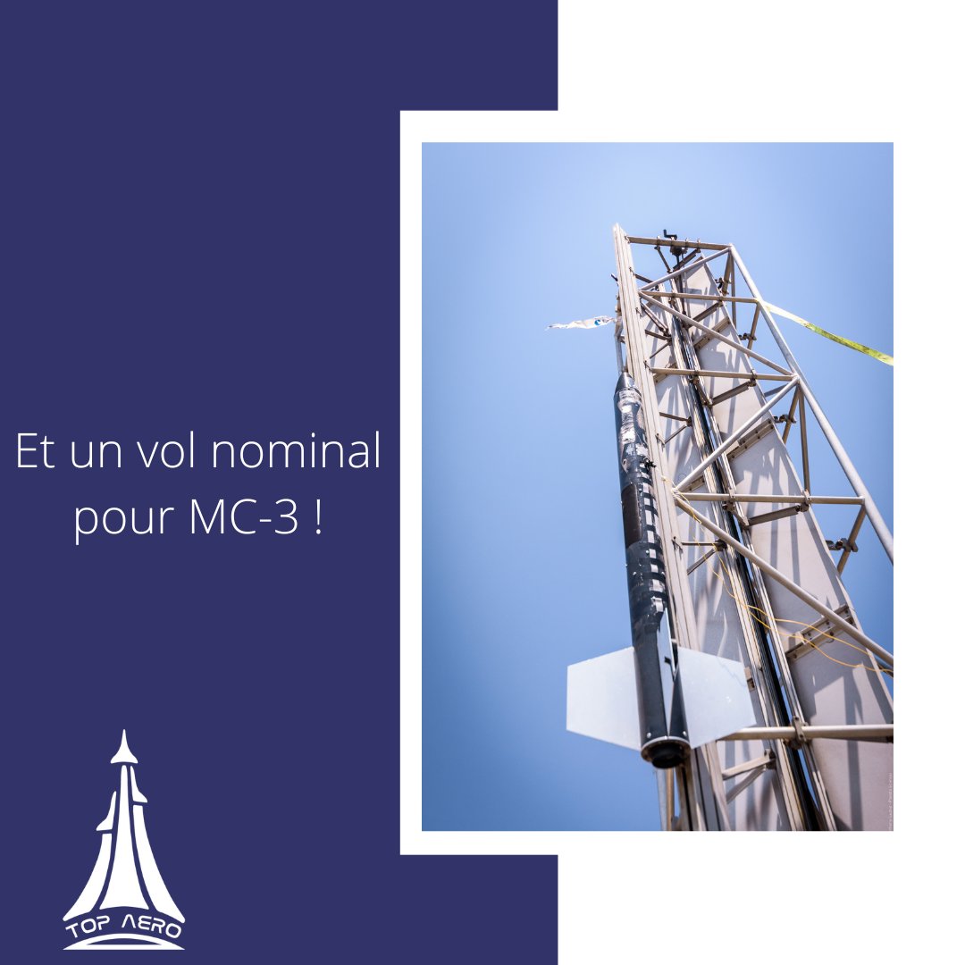 Top_AeroSU's tweet photo. MC-3 n’est pas en reste puisqu’elle a effectué un vol nominal, à l'instar de MC-1 et MC-2. Qu’en sera-t-il de MC-4 ? https://t.co/fCRLLB2jzh