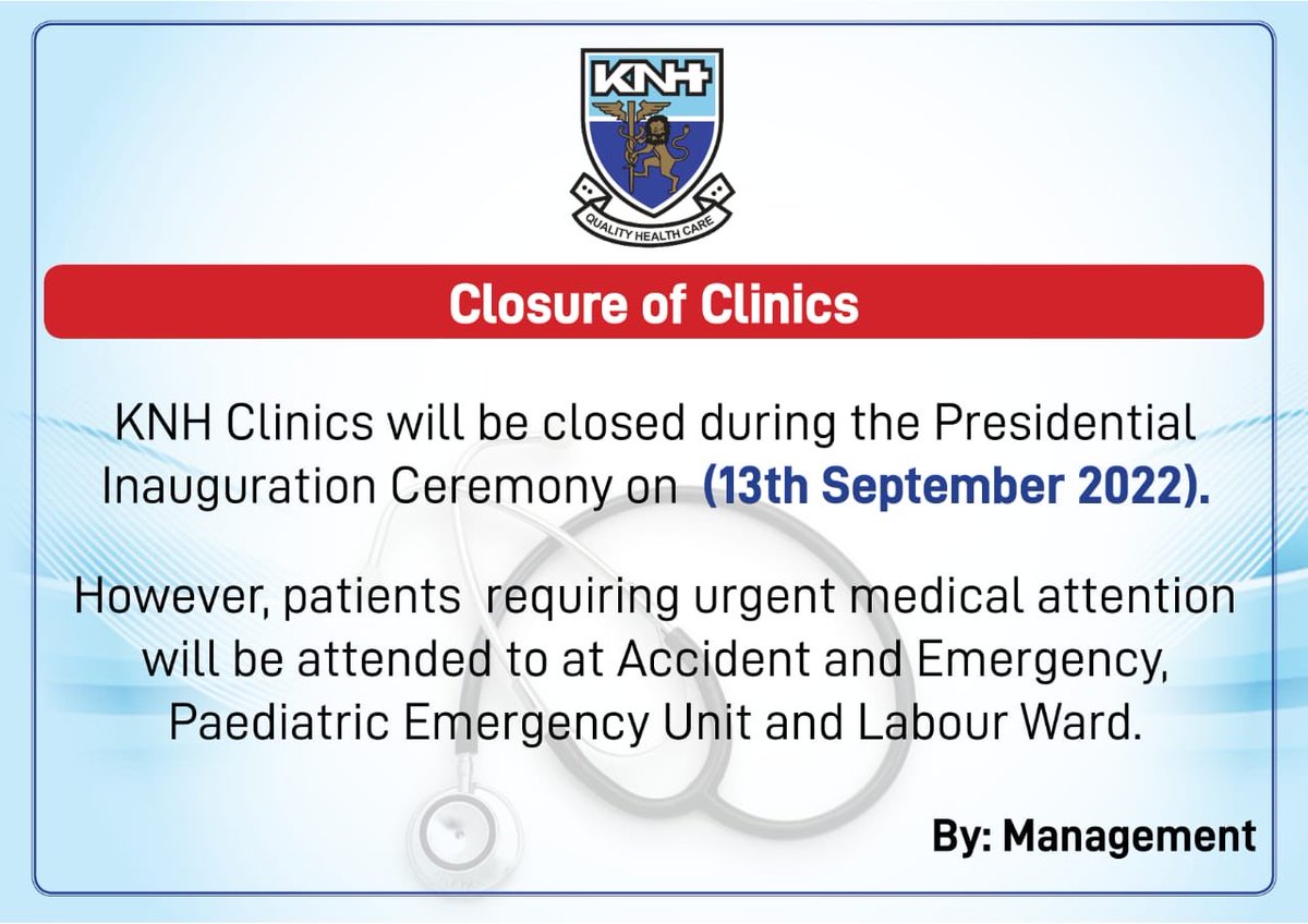RobertAlai's tweet photo. The stupidity in this country is legendary. All hospitals should work even if we have swearing in. 

It’s wrong to close hospitals. In fact, hospitals which can’t support 24/7 operations should not be licensed. 

Disease doesn’t wait for anyone to be sworn in. https://t.co/YEyxDPaTKp