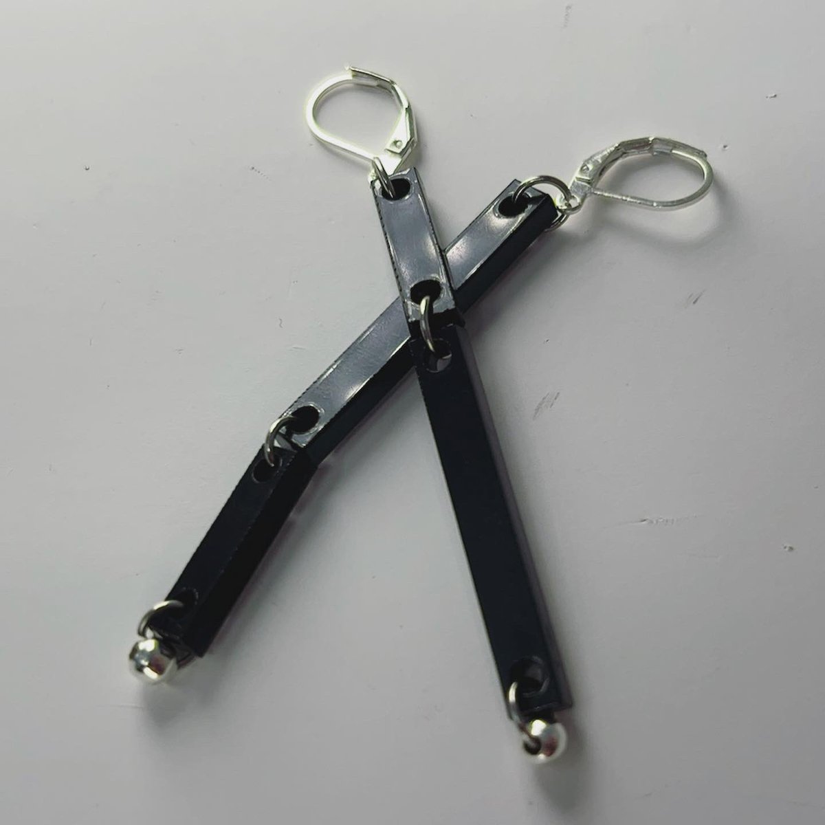 shopfencing's tweet photo. Newest offerings: Re-introducing the Double-Barred earrings &amp; a variety of predator-repellant Zip Spike chokers https://t.co/zKQCeTx5c0
