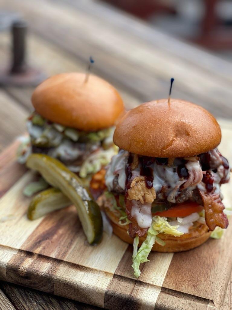 THE COUNTDOWN BEGINS!! Starting this Friday we'll offer an expanded menu cooked on our new PATIO GRILL, including these AMAZING BURGERS made with Chef Pedro's secret recipe. 

#rebarlv #getdrunkandbuyshit #davyslv #dtlv  #lasvegasmainstreet #lasvegas