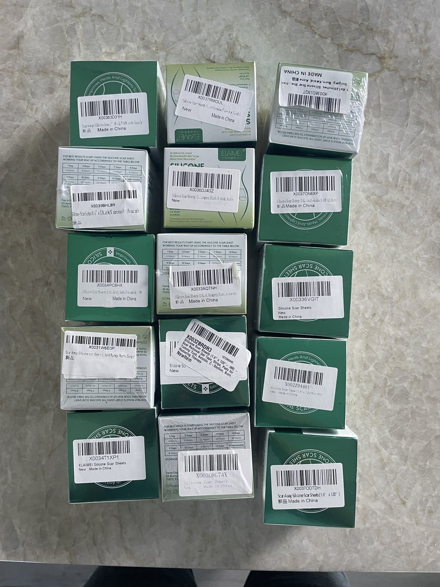 MichaelGawrych's tweet photo. After reporting the duplicate asins and sellers over a month ago we did a test buy. It looks like all products are identical: same batch id, packaging and upcs. Each product has a unique FNSKU. So far only 1 listing is suspended. @dharmeshmehta  @AmazonASGTG @amznsellerhelp https://t.co/x5xiFoNamz