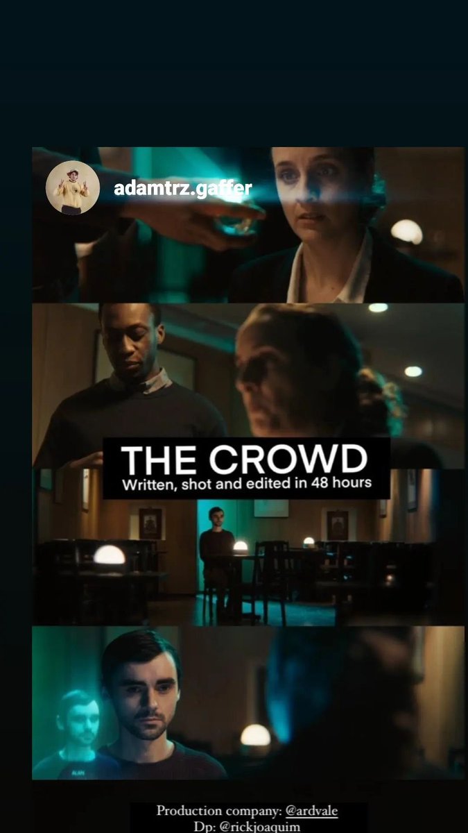 Utterly thrilled to have been involved with <a href="/ardvaleprods/">Ardvale</a> for #SFL48HR What an absolute whirlwind day of filming. Loved it. <a href="/scifilondon/">SCI FI LONDON Film Festival</a> <a href="/london48HFP/">London 48HFP</a>