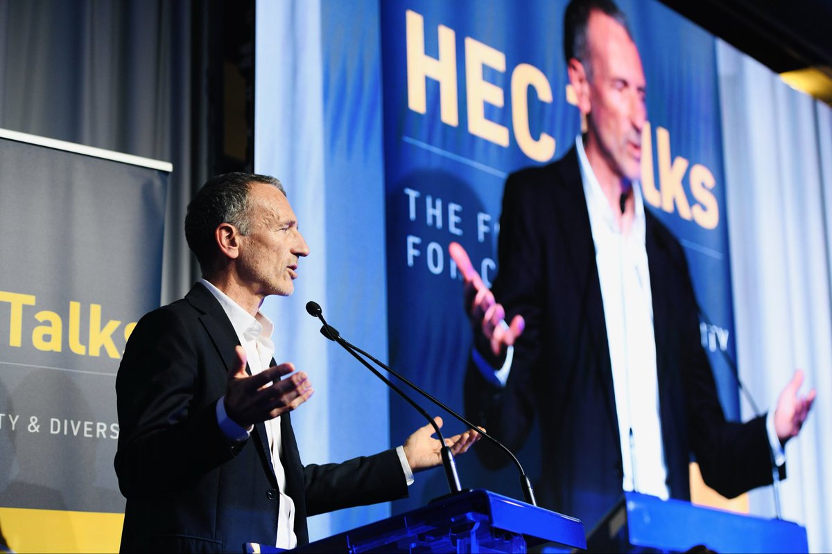 « I beg you to stay and act for the transition. We need all of you! If we want to change the rules, leaders cannot be blind, afraid or selfish » @EmmanuelFaber addresses @HECParis students #HECtalksxFaber