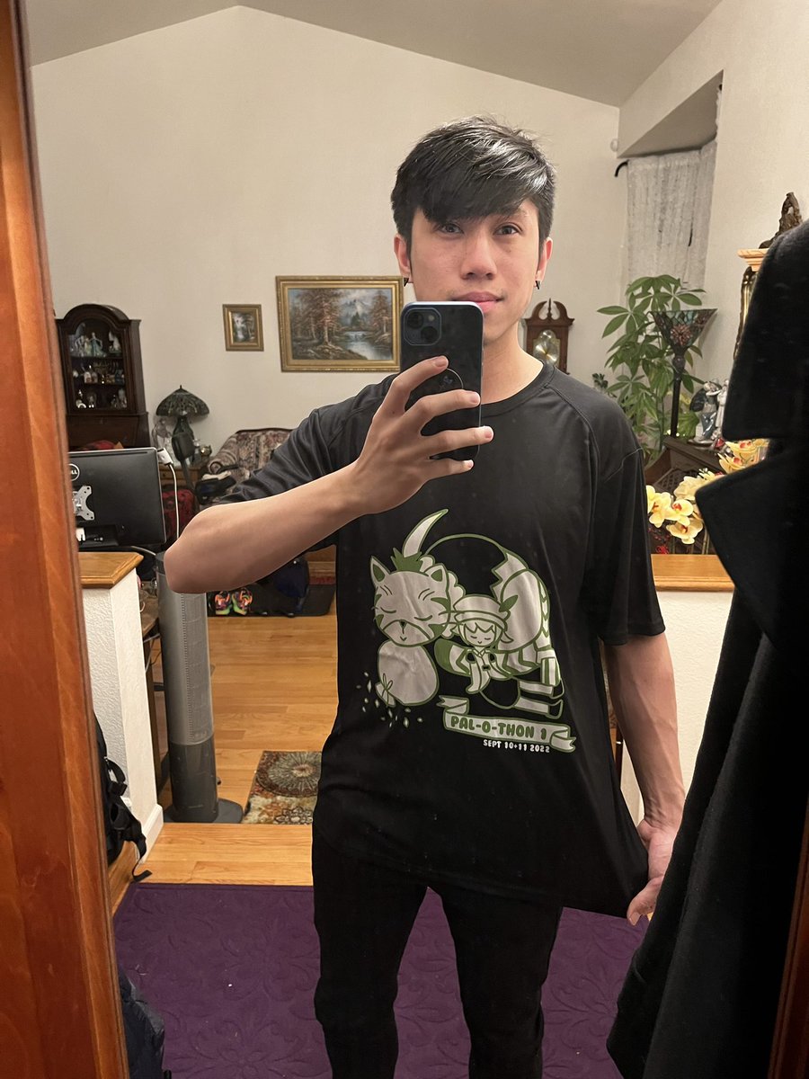 Camp4r's tweet photo. GG to everyone who was a part of pal-o-thon over at @PacePalsTTV ! Shirt didn’t come in until right after the event, but I’m still very pleased with it! Also shoutout to @ceaselesslyTTV for organizing it, awesome job!!! https://t.co/nlDkYg5G7h