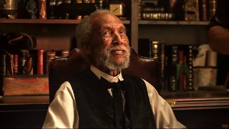 NewRockstars's tweet photo. Leon Lamar, who plays Donny Blaze’s assistant Cornelius Willows, is 104 years old. He started his acting career at 74. Stop saying it’s too late to start pursuing your dreams. You’ve got this 💪 https://t.co/FW4yGEJsvo