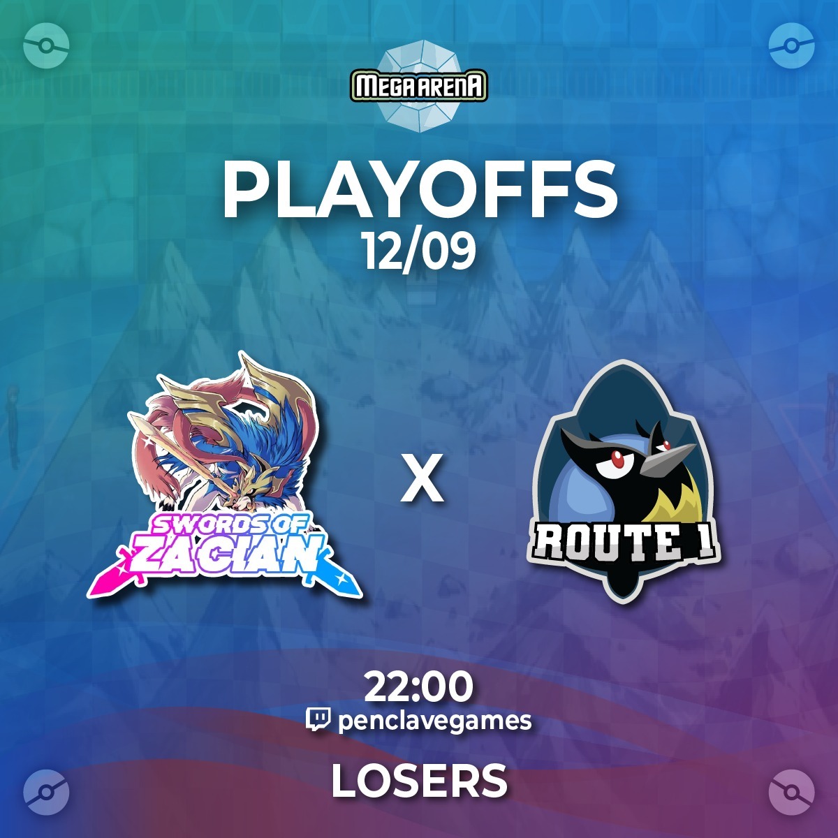 RouteOneUnite's tweet photo. Meu CORAÇÃO nem desacelerou do jogo de ontem e já tem jogo hj. ESTAMOS NA FINAL DA LOSERS da @xmegaarena contra a @SwordsofZacian. Eles deram um pau na gente na primeira rodada, mas o passarinho sempre volta mais forte depois da trocação. Time for #payback
 #goR1 #PokemonUNITE https://t.co/jVqGrteii9