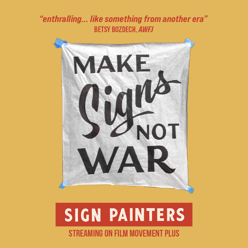 Film_Movement's tweet photo. This week, as part of our partnership with @AWFJ spotlighting woman-directed films, we're highlighting the enthralling documentary SIGN PAINTERS on FM+ with a new review by critic @BetsyBoz!

Check out the film on FM+:
https://t.co/F4ge7uCzt6

#signpainters #femalefilmmakers