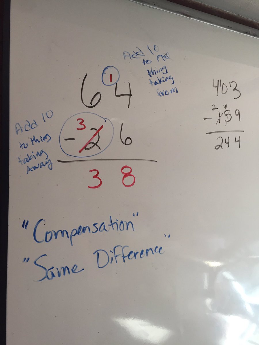 MathEdWSU's tweet photo. Having fun with alternative algorithms for subtraction in our #FirstYearSeminar https://t.co/QLRBub6ROj