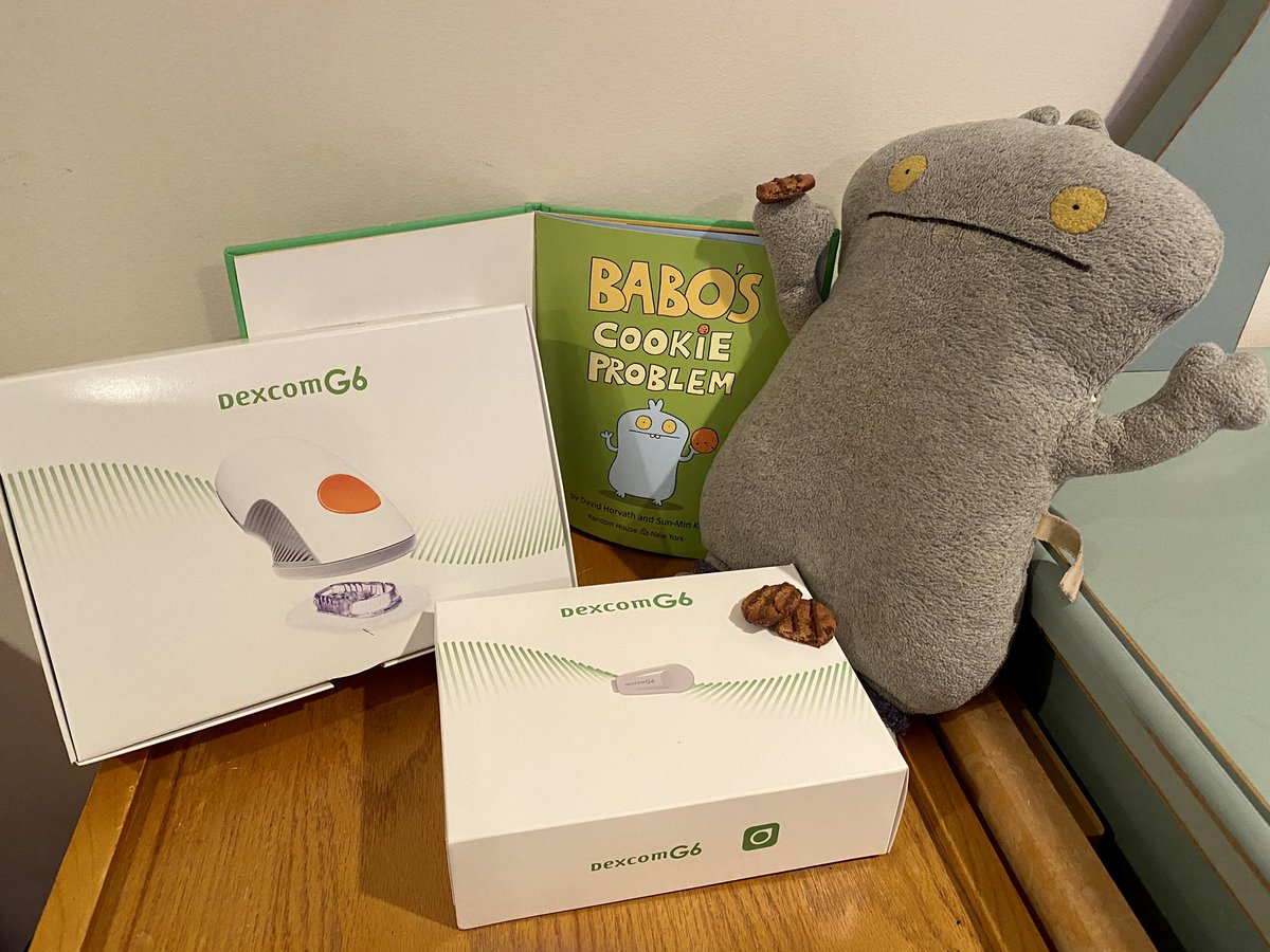 Babo’s cookie problem has become quite a bit worse. #Dexcom #G6