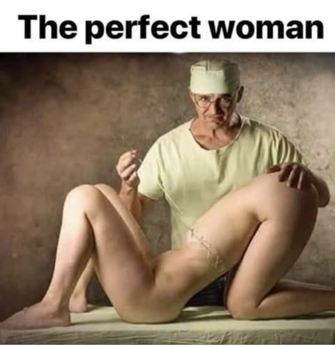 NIFTYroast's tweet photo. This is RIDICULOUS 😡 no tits, and how is she going to do the dishes??  It’s way better than the og design, but wouldn’t call it perfect.
#women #female #Perfection https://t.co/eX9GEQQTvL