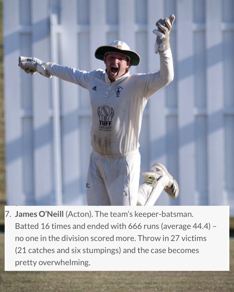 ActonCC's tweet photo. Congratulations to our four players in the @middlesexccl team of the season… https://t.co/L0o9c3N0QE