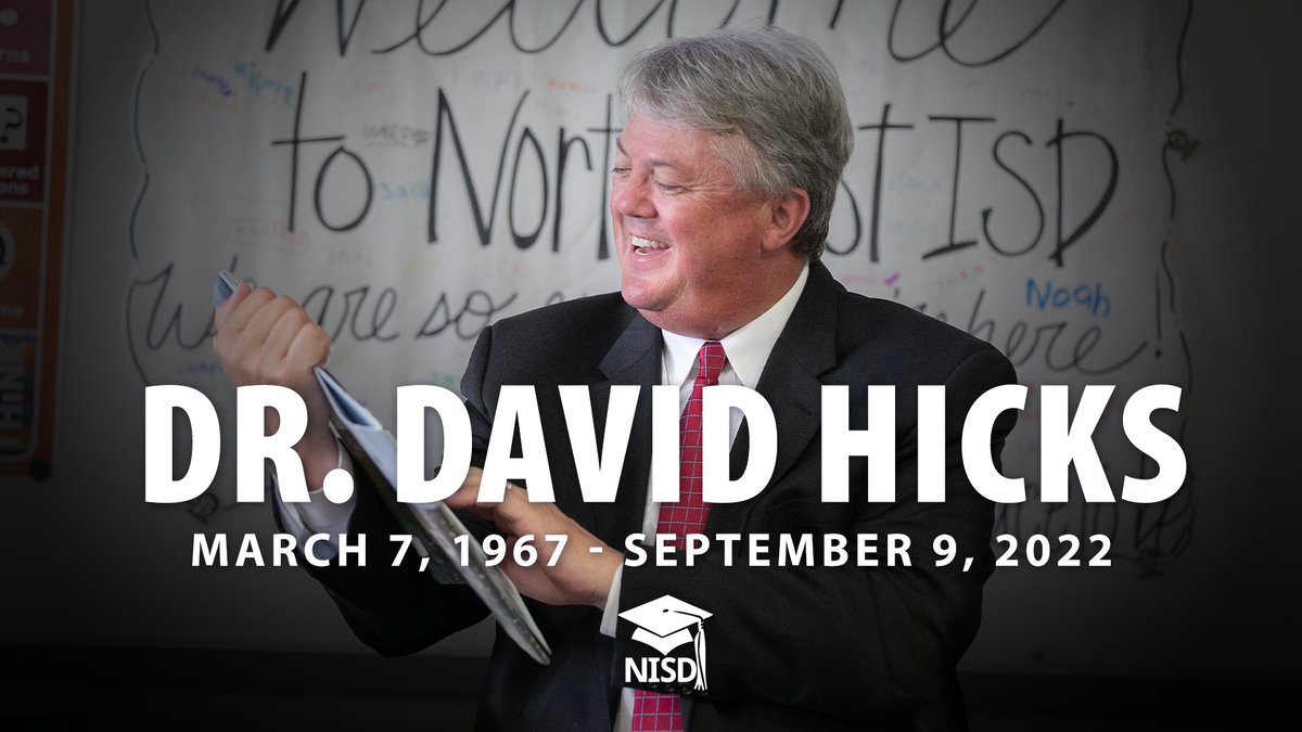 NorthwestISD's tweet photo. Those who knew Dr. David Hicks remember a man who formed meaningful relationships, always included others and believed educating children was a calling to leave a positive mark on students' lives. Remembering Dr. Hicks: https://t.co/0iEWZSXvew https://t.co/EZze3BzwQ9