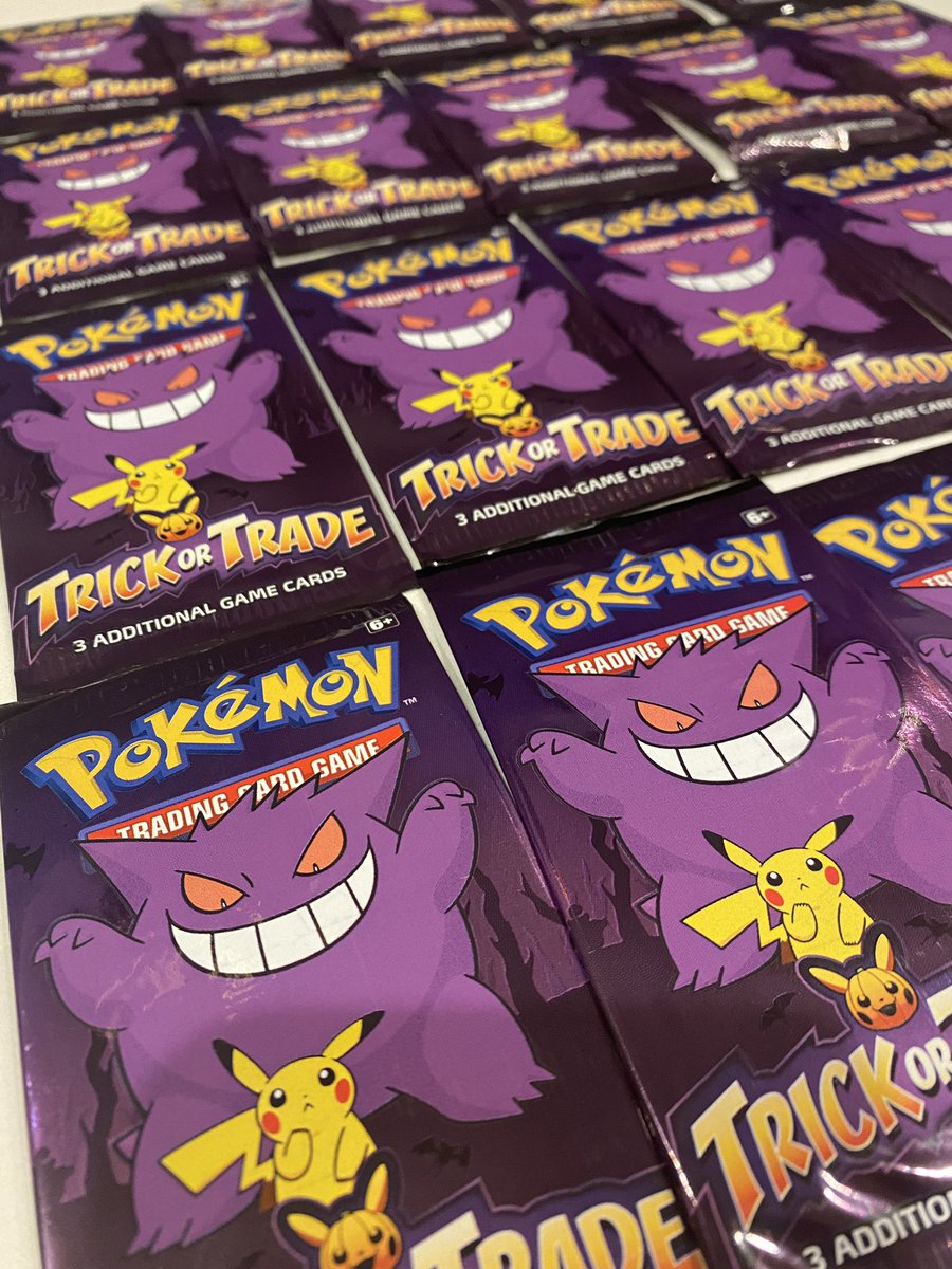 HasBeenJax's tweet photo. Never too early for a little Trick or Treat Yo Self!! Haha #Pokemon https://t.co/q5CN575KFV