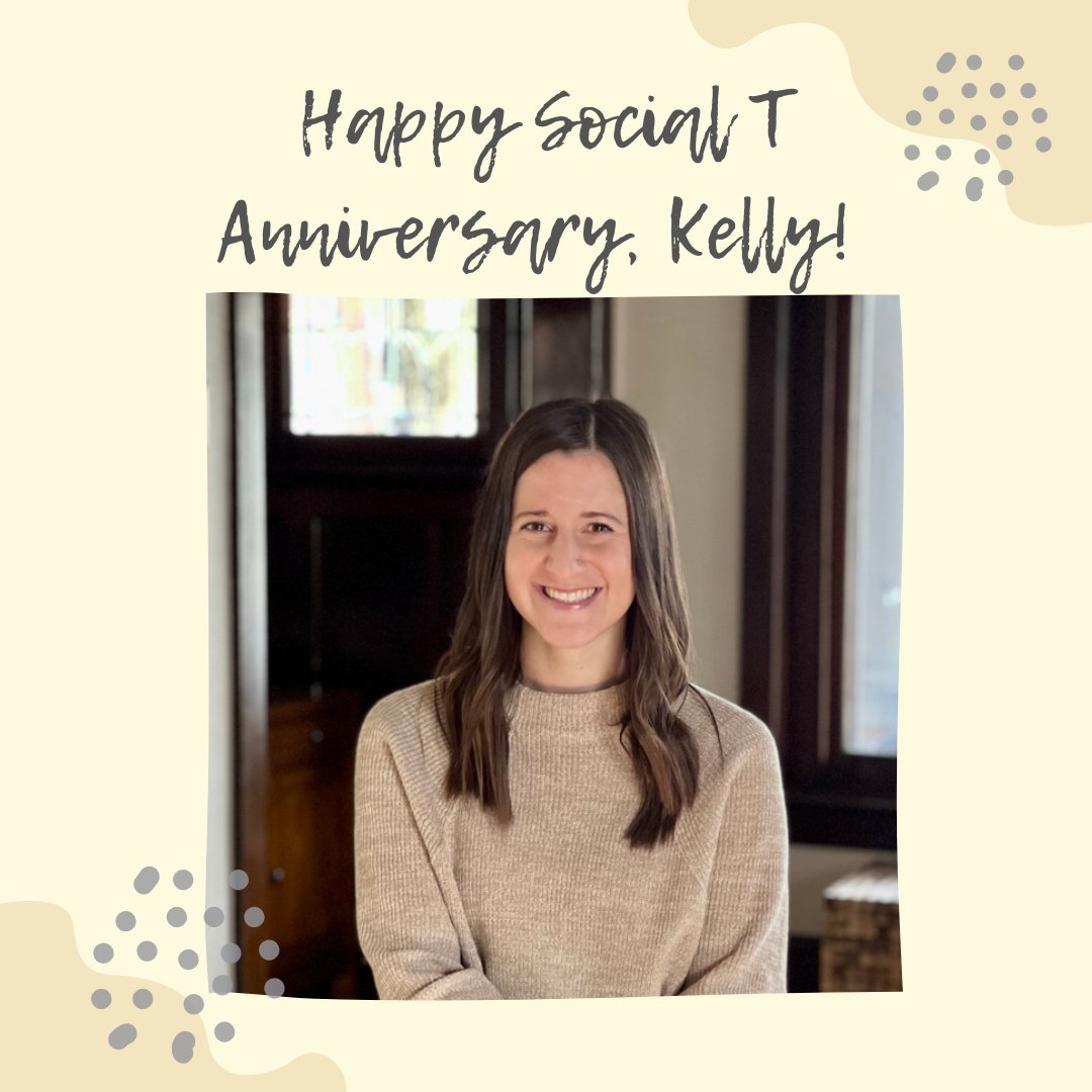 ✨ Help us celebrate Kelly this month for her 4-year #SocialT anniversary! ✨

You are  a m a z i n g, Kelly! #SocialTCelebrates #StaySocial