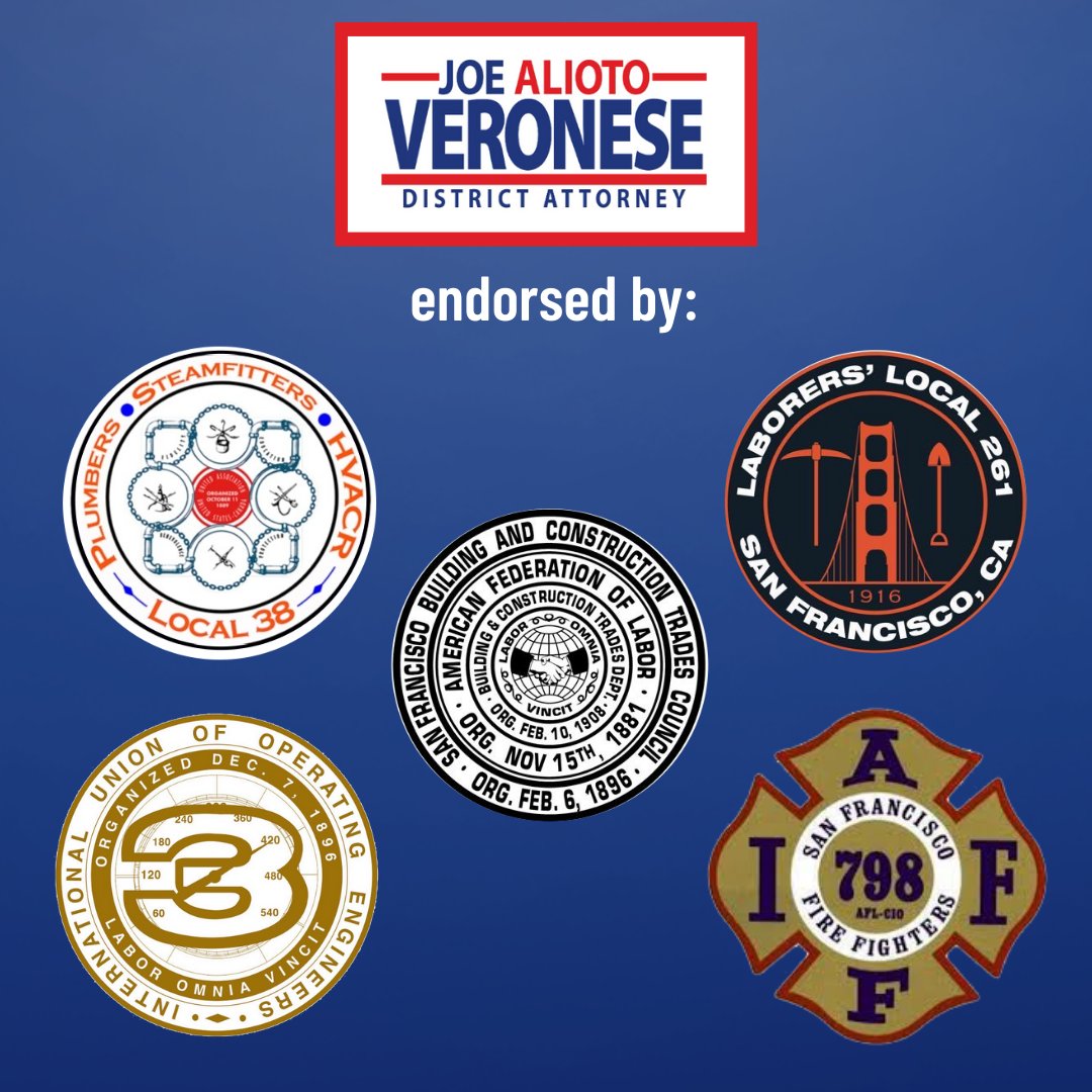 joeavero's tweet photo. I’m extremely honored to have the endorsement of the San Francisco Fire Fighters Local 798. Their support means everything to me because they will help lead the rescue of San Francisco. #SFFD #SFstrong #RescueSF #JoeforDA https://t.co/wtGesiYdvo