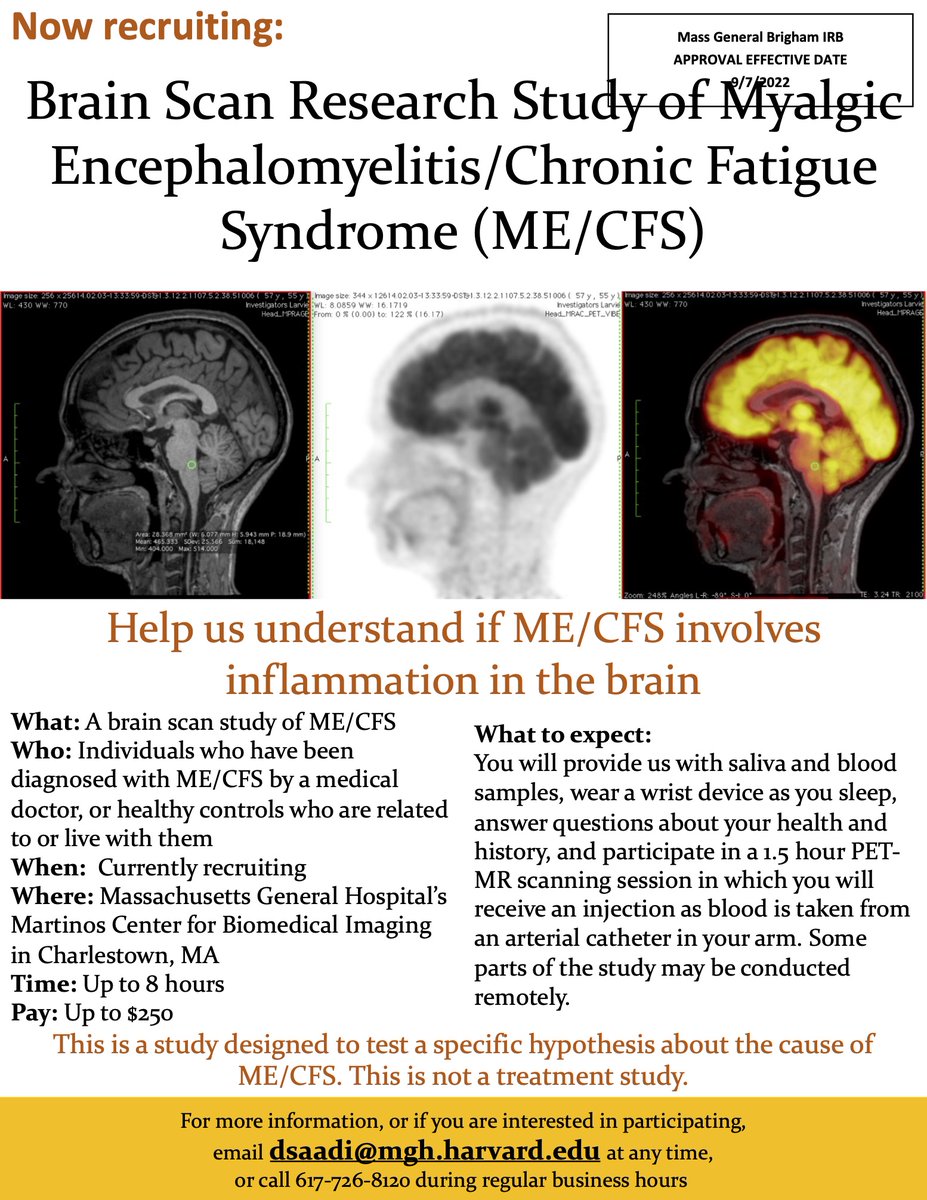 <a href="/ValeBodi/">PwME 4 bioMEdical research</a> <a href="/rndNumGen/">Beth #MillionsMissing</a> <a href="/zeynep/">zeynep tufekci</a> <a href="/OmicronData/">AuDHD</a> <a href="/edyong209/">Ed Yong is not here</a> <a href="/PutrinoLab/">Putrino Lab</a> <a href="/michelle_monje/">Michelle Monje🎗️ 🟦</a> <a href="/mjameslab/">James Lab @ Stanford</a> <a href="/VirusesImmunity/">Prof. Akiko Iwasaki</a> <a href="/microbeminded2/">Amy Proal, PhD</a> Thanks, I appreciate it - we have some thoughts about mechanistic overlap &amp; distinction with other neuropsych conditions. We're studying Boston area ME and Long-COVID, with objective tests during brain scans. Very helpful if people have healthy siblings/spouses to be controls.