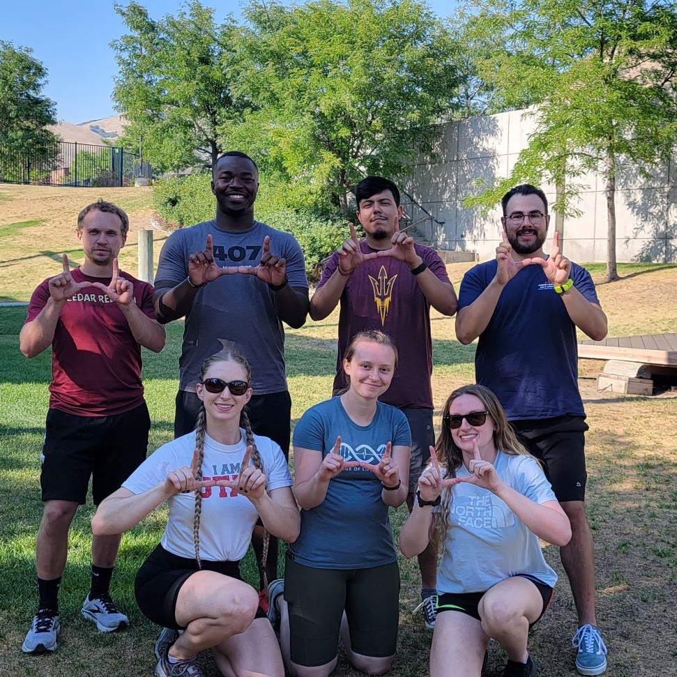 UofUPT's tweet image. A few of our SLC and St. George 1st year students got together to try their skills at a ropes course last Friday! They look like professionals from where we're standing. #uofupt #HMHIROPES