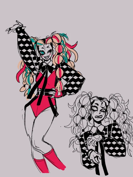 I'm late to the party but here's my Harley redesign in celebration of her 30th anniversary :-) 