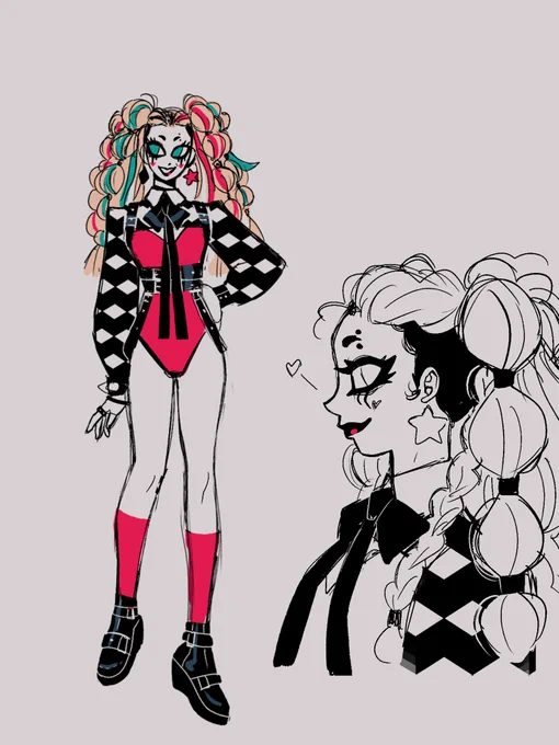 I'm late to the party but here's my Harley redesign in celebration of her 30th anniversary :-) 