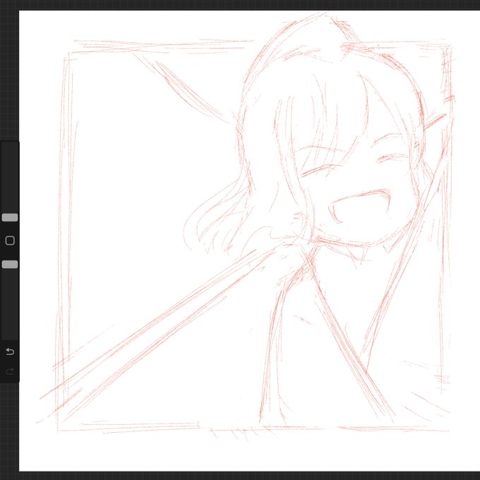 今日のネタ描いてます。 