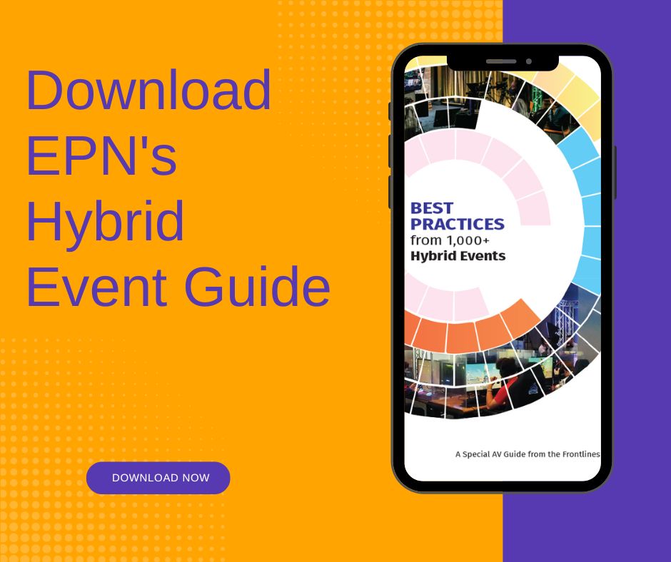 VCIEvents's tweet photo. For meeting planners and event organizers, it’s no secret that hybrid events require more planning. If you need expert tips and ideas from the front lines of successful events, download the EPN Hybrid Event Guide: https://t.co/jPZv86fe32 https://t.co/Qs8FNG3n1k