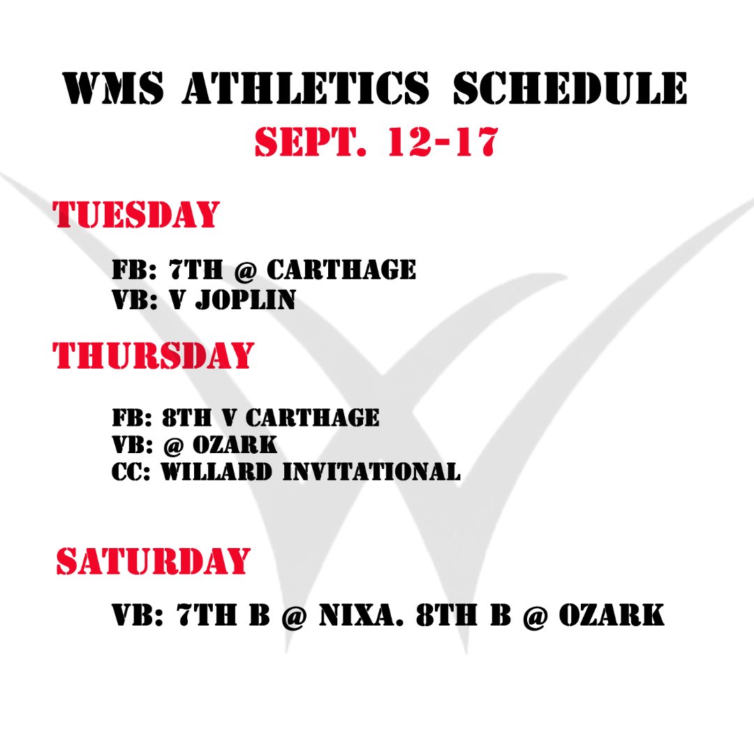 Willard MS Activities tweet media