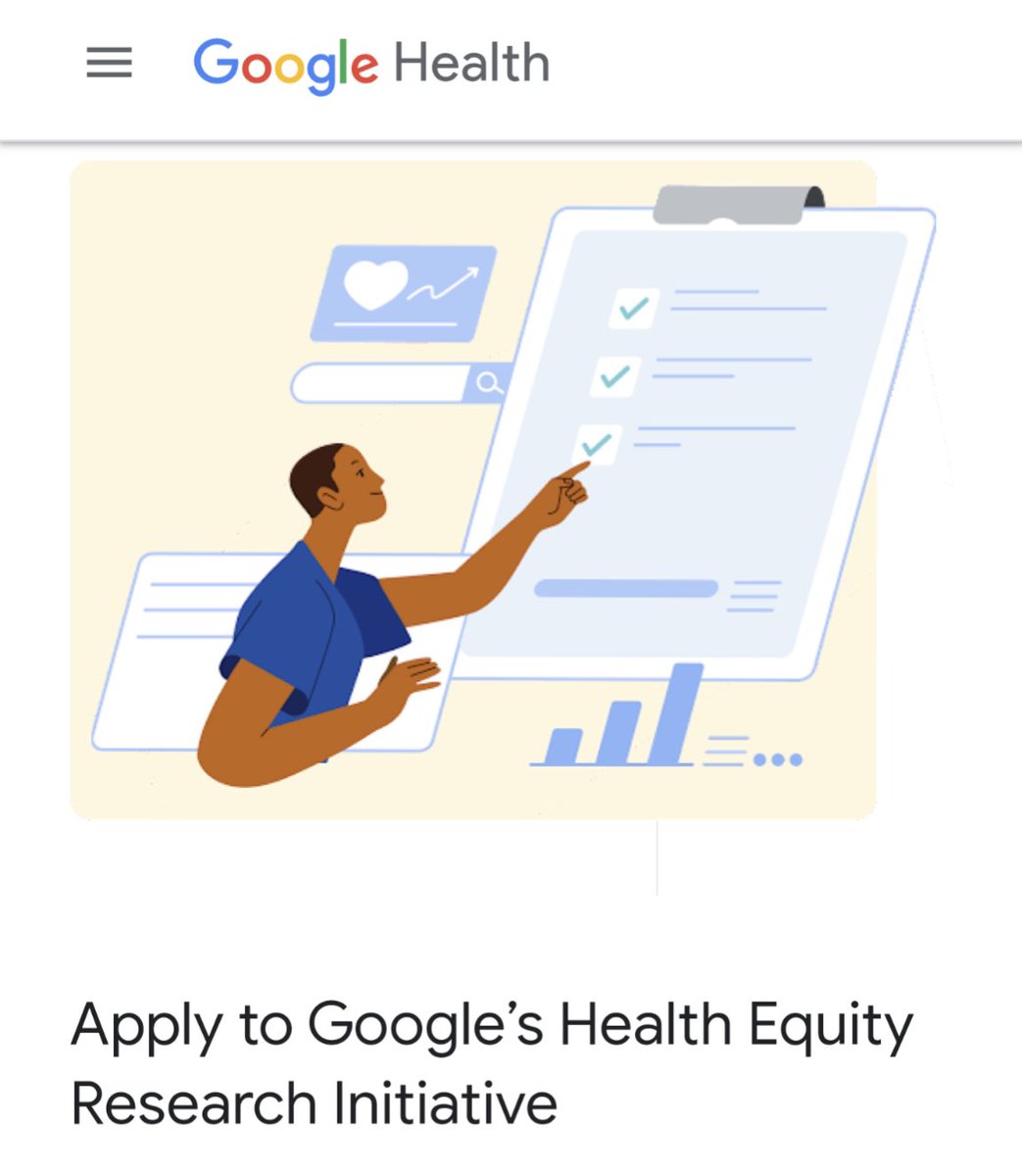 Tatiana Blue Dixon (@tatianabdixon) on Twitter photo Health Equity researchers - apply here for Google’s Health Equity Research Initiative! health.google/health-equity/ <a href="/DrIvorHorn/">Ivor B Horn, MD, MPH</a> <a href="/GoogleHealth/">Google Health</a> Health Equity researchers - apply here for Google’s Health Equity Research Initiative! health.google/health-equity/ <a href="/DrIvorHorn/">Ivor B Horn, MD, MPH</a> <a href="/GoogleHealth/">Google Health</a>