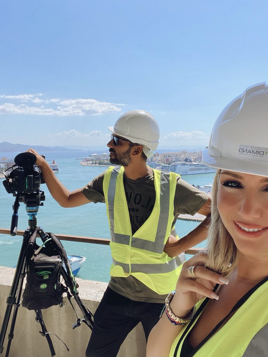MariaToutoudaki's tweet photo. Η εκπομπή «Μέρα μεσημέρι με την Μάριον» του @opentvgr μας φιλοξένησε στον τηλεοπτικό της αέρα. @ntaflour ήσουν εξαιρετικός! Σε ευχαριστούμε! #piraeustower #dimand https://t.co/NMI9OkcQ6r