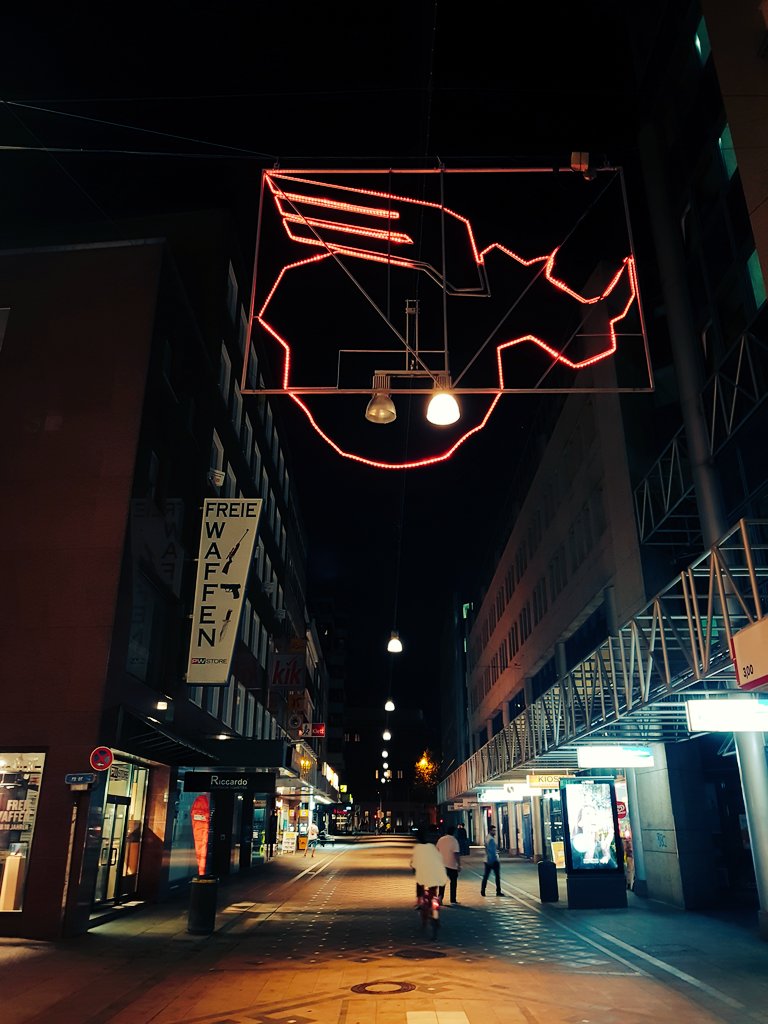 Ist das #Nashorn schwanger? #City #Westenhellweg #Dortmund