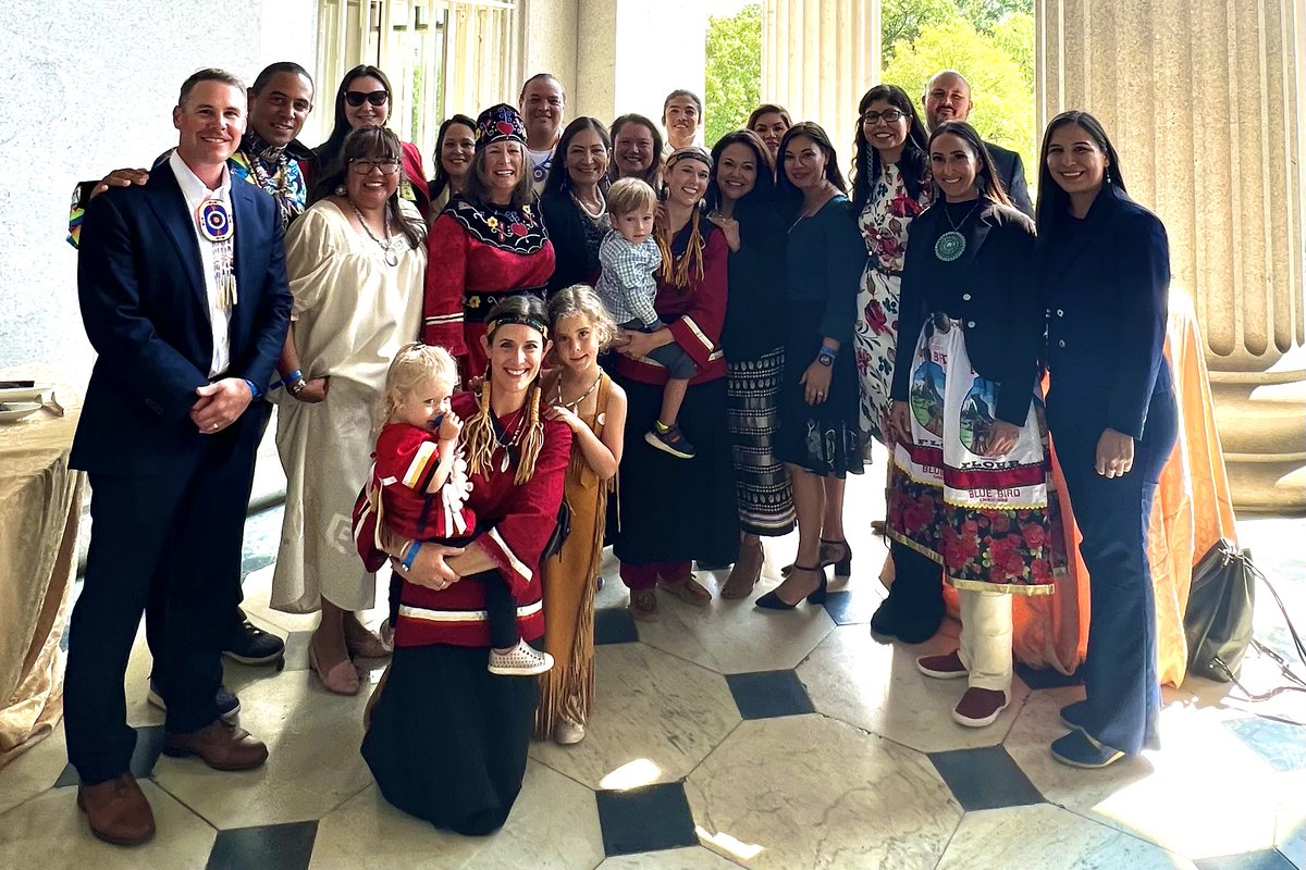 PaaWeeRivera46's tweet photo. Great to join Chief Lynn Malerba (Mohegan Tribe) who was just sworn in as U.S. Treasurer. 

Another historic appointment for the Biden-Harris Administration! https://t.co/wJkIYvN8g9