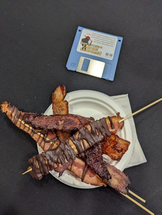 darrickhartman's tweet photo. Welcome to #dattocon22 #baconcon https://t.co/4Ujj1FNEy6