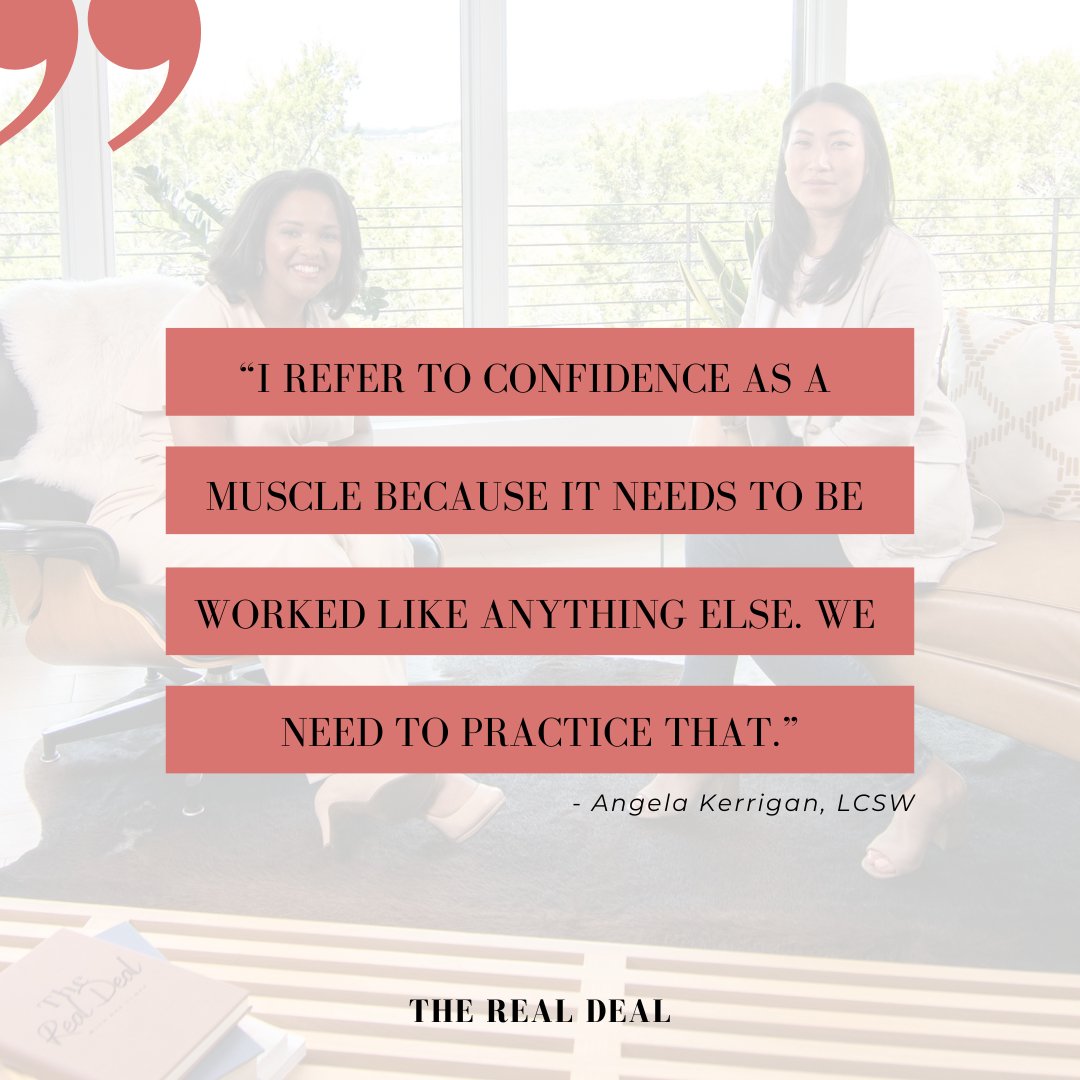 BreClarkTV's tweet photo. Friday marks the release of The Real Deal's first episode! To give a little insight on what you will hear about the psychology behind imposter syndrome with my guest, licensed clinical social worker, Angela Kerrigan here are a few stand out quotes from my first listen through!! https://t.co/wbO7R7EOuV