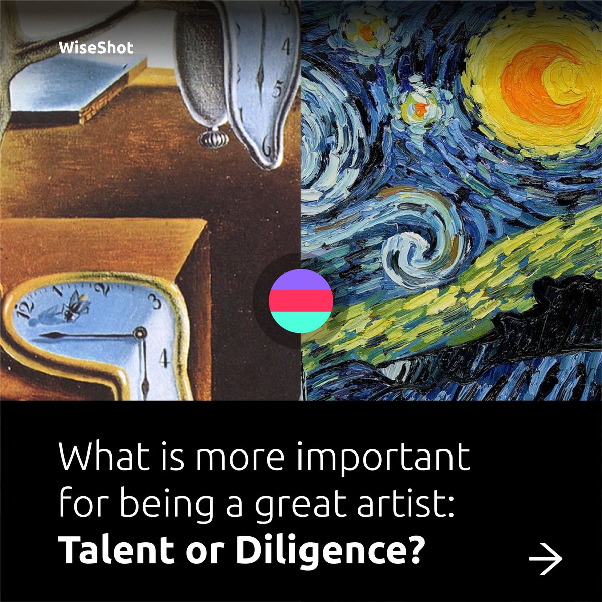 wiseshot_'s tweet photo. What is more important for being a great artist: talent or diligence?
are you an artist who was born with natural talent or one who has to work hard to develop your skills?
#wiseshot #learningpath
#learningtechnique #learninart
#learninghabit #onlineeducation #onlinelearning https://t.co/4EPeoBFyK2