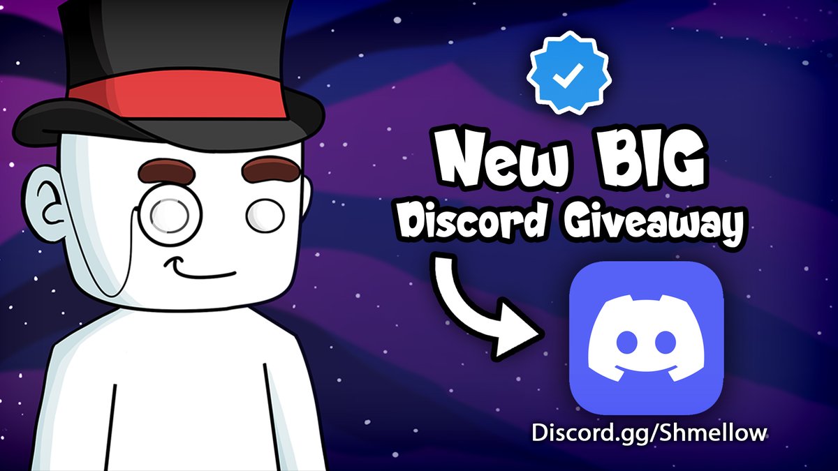 ShmellowNFT's tweet photo. 🚀 BIG DISCORD GIVEAWAY 👑 0.1 ETH in 24 Hours In Discord.

👇 How To Enter
1️⃣ Like + RT
2️⃣ Join Discord: https://t.co/o9vABwlyPF
3️⃣ Follow Us 
@ShmellowNFT
 
#NFTs #NFTGiveaway #nftart #Shmellow https://t.co/qqxTCbc9LP