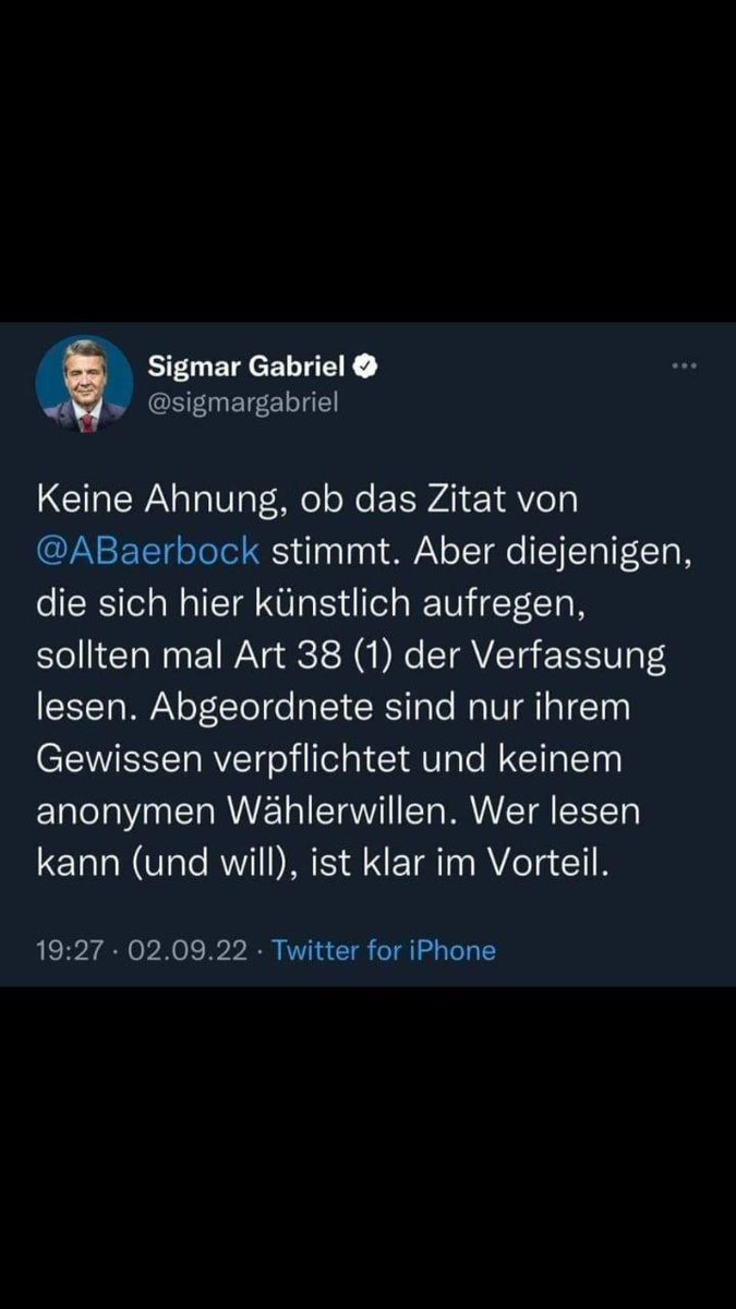 Markus21007's tweet photo. Top Kommentar nachdem die gute deutsche Ministerin sagte, dass ihr egal ist was ihre Wähler wollen https://t.co/QD3D3ieZJE