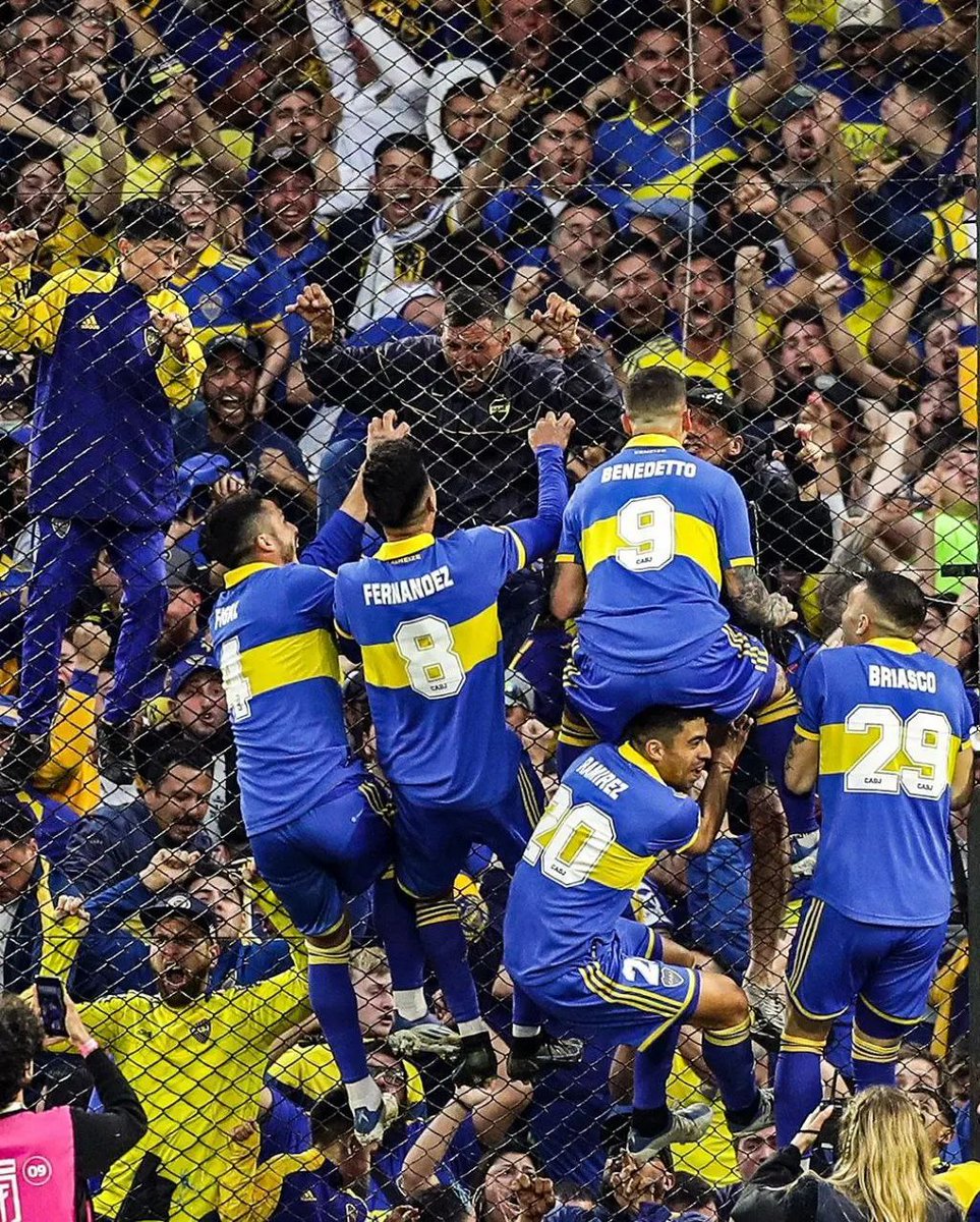 Boca Juniors at home to River Plate yesterday #DaleBoca