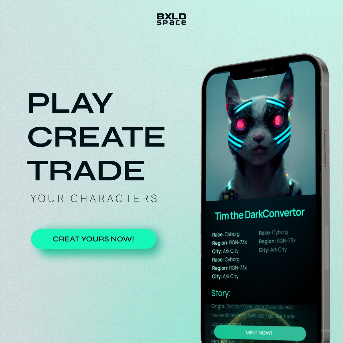 bxldspace's tweet photo. @bxldspace creates a sustainable ecosystem for challenging gamers, talented artists and daring investors! 

For this, we offer a mobile gaming platform, a creative series of games and an infrastructure where in-game digital assets can be traded.
👇👇 https://t.co/Ka0BYxnFZD