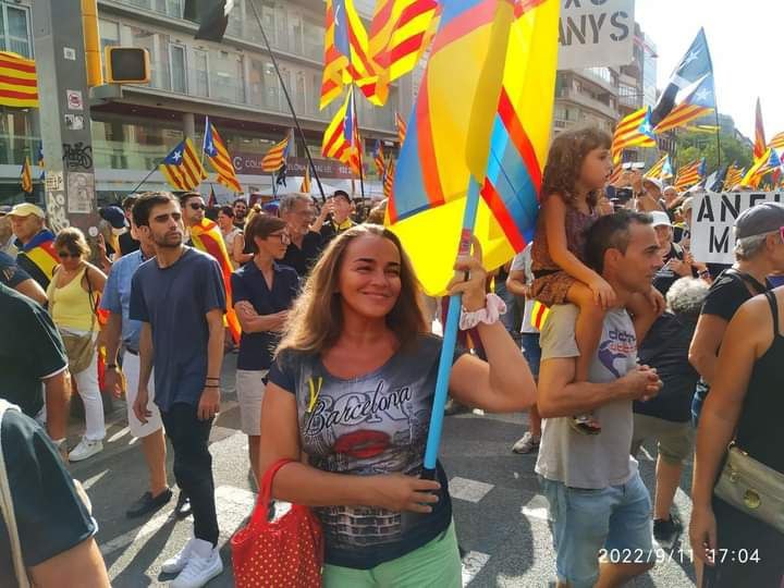 FreeIngria's tweet photo. Members of Free Ingria Civil Movement congratulated the Catalans on the National Day of Catalonia
#FreeIngria #FreeCatalonia  #TheNationalDayofCatalonia
#DiadaNacionaldeCatalunya 
#Barcelona 
#CatalunyaLliure https://t.co/9XO5iDkw9Z